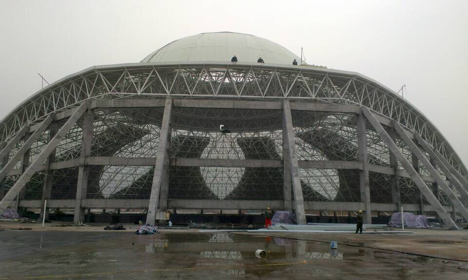 山东温泉馆网架工程